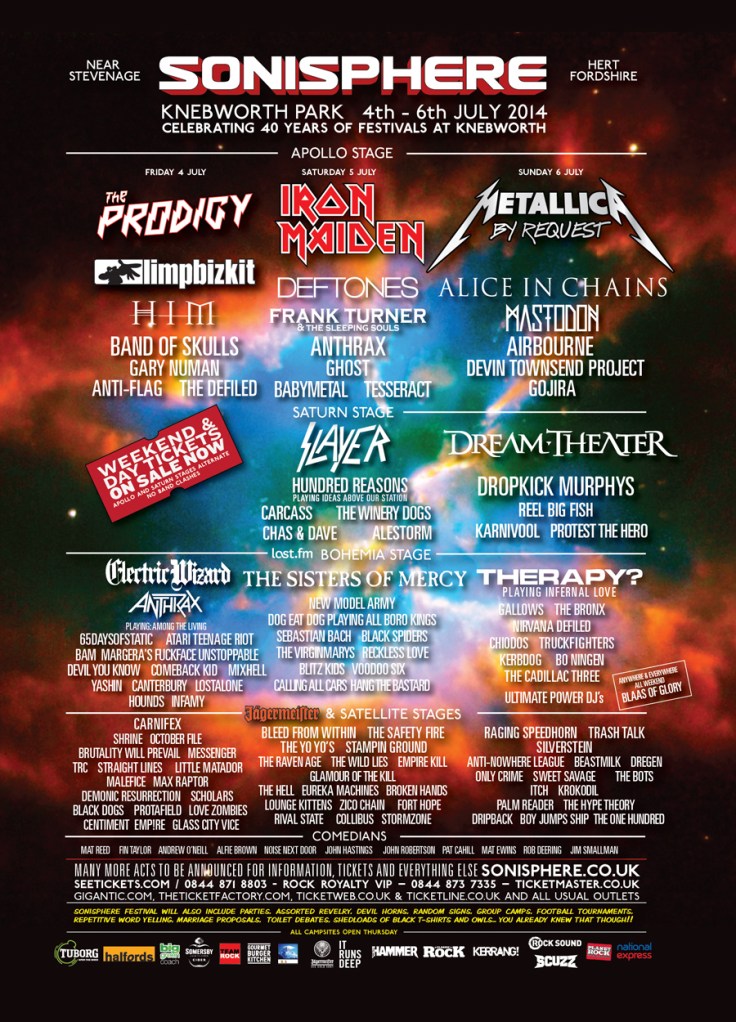 Image courtesy of Sonisphere